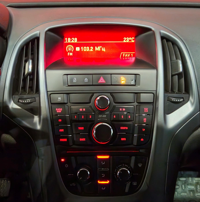 Opel Astra, J Рестайлинг 2012